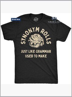 Men's Funny Food Joke Graphic T-Shirt Regular Fit Cotton Blend Tee